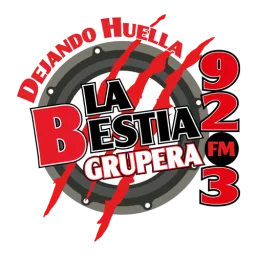 Logo da LA BESTIA GRUPERA 92.3 (Mexicali) - 92.3 FM - XHMMF-FM - Grupo Audiorama Comunicaciones - Mexicali, Baja California