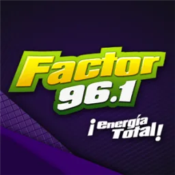 Logo da 96.1 Factor (San Luis Potosí) - 96.1 FM - XHOB-FM - MG Comunicación - San Luis Potosí, San Luis Potosí