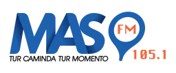 Logo da MasFM 105.1