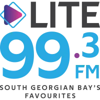Logo da CJGB-FM "LITE 99.3" Meaford, ON