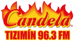 Logo da Candela (Tizimín) - 96.3 FM - XHUP-FM - Cadena RASA - Tizimín, YucatáN