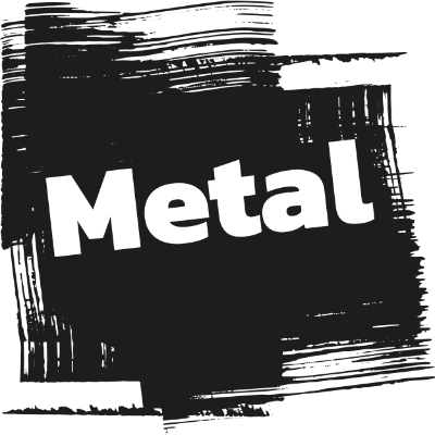 88.6 Metal logo