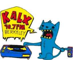 Logo de KALX 90.7FM Berkeley