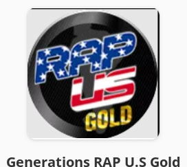 Logo da 🕺Générations RAP U.S Gold