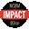 Logo de WDBM 88.9 "Impact 89FM" - East Lansing, MI