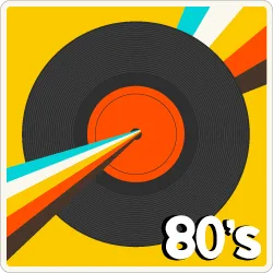 Logo da Radios 100FM - 100% 80s