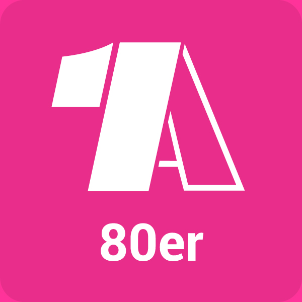 Logo da - 1 A - 80er von 1A Radio