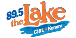 Logo de CJRL-FM 89.5 "The Lake" Kenora, ON