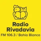 Logo de Radio Rivadavia Bahía Blanca 106.3 FM
