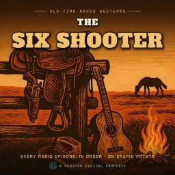 The Six Shooter (radio) | Stupid Potato logo
