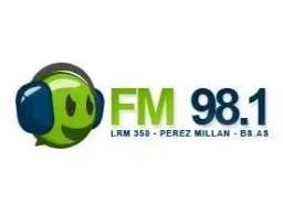 Logo da FM 98.1 Perez Millan