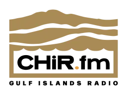 CHIR FM Gulf Islands Community Radio logo