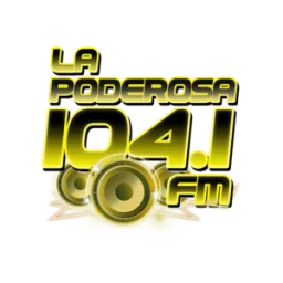 Logo da La Poderosa 104.1 FM