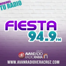 Logo de FIESTA 94.9 (Veracruz) - 94.9 FM - XHFM-FM - Grupo AvanRadio Radiorama - Veracruz, Veracruz